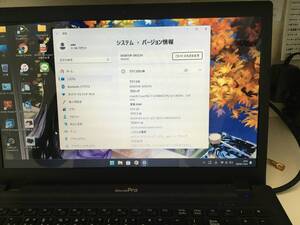 蔵出し　Windows11 ｖ23H2【 Core i7 4700MQ/メモリ8GB/HD1TB】【Mouse Computer W650SZ】Bluetooth/USB3.0/s2271