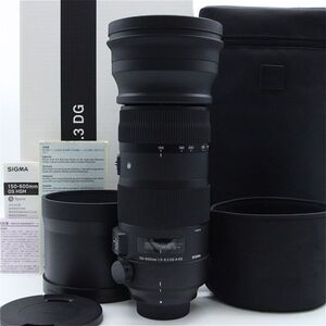 【極上品】 Sigma 150-600mm F5-6.3 DG OS HSM Sports Nikon Fマウント #4427