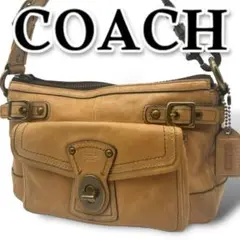 COACH コーチ ハンドバッグ ワンショルダー レザー 肩掛け レディース