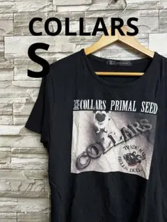 カラーズ COLLARS Tシャツ Tee S 半袖 半袖Tシャツ ブラック