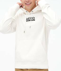 ●送料無料●大きいサイズAeropostale　プルオーバーパーカー(Aero/ホワイト)【USサイズ/3XL】