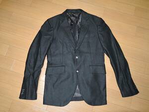グラム glamb ウール テーラード ジャケット 2 黒 15SP スーツ/