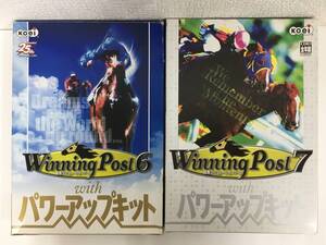 ◆◇G373 Windows 98/Me/2000/XP Winning Post 7 パワーアップキット Winning Post 6 with パワーアップキット 2本セット◇◆