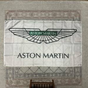 訳あり アストンマーチン 特大フラッグ 25 フラッグ タペストリー バナー 旗 ガレージ装飾 ASTON MARTIN ロゴ 車 ガレージフラッグ 装飾