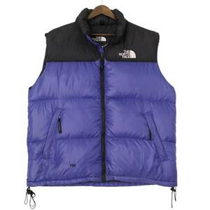 THE NORTH FACE ノースフェイス Nuptse ヌプシ ダウンベスト アウトドア パープル (メンズ XL) 中古 古着 A2576