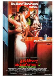 US版ポスター『エルム街の悪夢2 フレディの復讐』（A Nightmare on Elm Street 2: Freddy