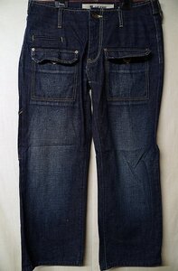 ◆USED加工◆GAP ギャップ デニムカーゴパンツ ワークパンツ◆W31◆