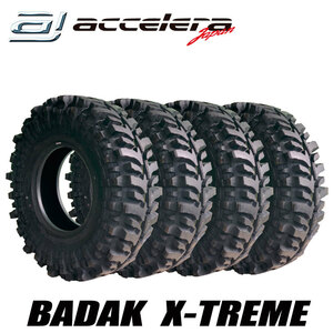 4本セット 33×10.50-15 LT 115N アクセレラ BADAK X-TREME