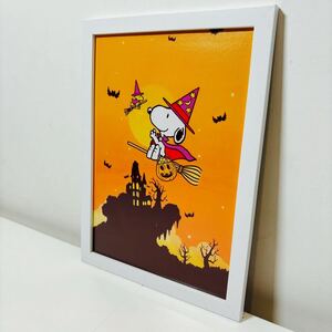 【白額付きポスター】スヌーピー PEANUTS ピーナッツ 11ハロウィン