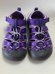  【良品・20.0㎝】キーン ニューポート H2 ビッグキッズ パープル/ラベンダー／KEEN NEWPORT H2 YOUTH TILLANDSIA PURPLE/ENGLISH LAVENDER