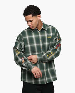 ◆極美品 X-LARGE エクストララージ 22AW RANDOM THINGS FLANNEL SHIRT ランダムシングス フランネルシャツ M 101223014002