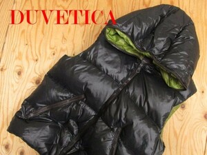 ★DUVETICA デュベティカ★Aristeo フーディダウンベスト メンズ ブラック 48★R61117035A