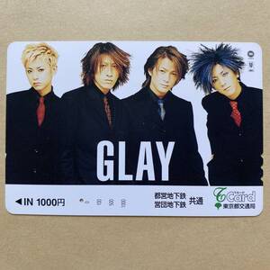 【使用済】 Tカード 東京都交通局 GLAY