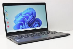 1円スタート ノートパソコン 2in1PC Windows11 WPS office搭載 富士通 LIFEBOOK U939X/A 第8世代 Core i5 SSD256GB メモリ8GB タブレットPC