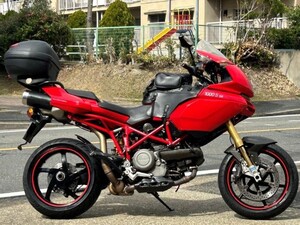 ドゥカティ　ムルティストラーダ１０００ＳＤＳ　タンクバック　リヤボックス　オーリンズ　ブレンボ　車検残あり