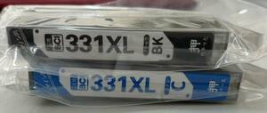 キャノン用　　互換　BCI-331XL　（Bk＝ブラック・C＝シアン）　※箱なし・未使用品