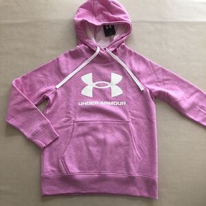 新品・未使用　UNDER ARMOUR スウェットパーカー ◆ LG ◆ 1356318 ピンク アンダーアーマー 