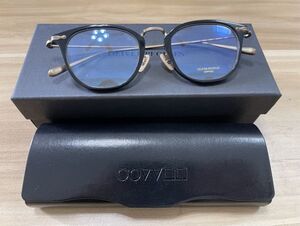 OLIVER PEOPLES オリバーピープルズ メガネフレーム 眼鏡 ケース付き メンズ レディース ブラック 男女兼用 軽量 ★106★