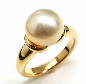 TASAKI(田崎真珠)《K18 アコヤ本真珠リング》N 約6.3g 約10号 jewelry ring パール pearl ジュエリー EE4/EE4