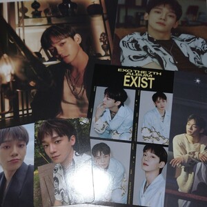 EXO チェン EXIST トレカ ポストカード フォトマティック ブックマーク ハードミニポスター Photo Book E O Ver.