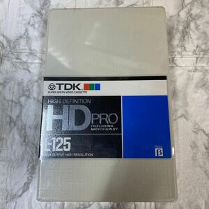 TDK HD PRO ベータ L-125 beta ビデオカセット 年代物