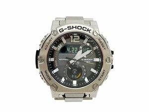 CASIO (カシオ) G-SHOCK Gショック デジアナ腕時計 G-STEEL スマホリンクカーボンコアガード 替えベルト2本 GST-B300E シルバー/028