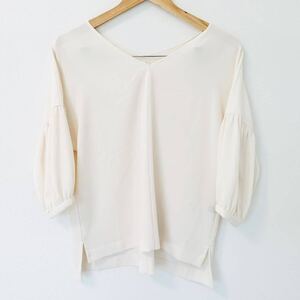 H8351ii UNITED ARROWS green label relaxing（ユナイテッドアローズグリーンレーベルリラクシング）サイズL位 ベージュ系 レディース