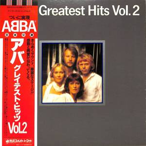 A00588954/【即決/送料無料】LP/アバ (ABBA)「Greatest Hits Vol.2 (1979年・DSP-5113・ユーロポップ・ディスコ・DISCO)」