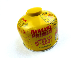 イワタニ・プリムス(IWATANI PRIMUS) ハイパワーガス（小） IP-250T 燃料 ガスボンベ ガスバーナー OD缶 イソブタン プロパン 卓上コンロ