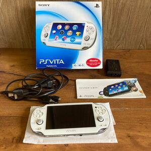 SONY PSVITA PCH-1100 本体 3G wifi 箱 アダプター 付きソニー ピーエス ビータ ヴィータ PlayStation プレステ 