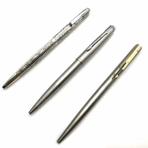 1円 美品 PARKER SHEAFFER ぶどう柄 ボールペン 3本 セット　SV925 m12967