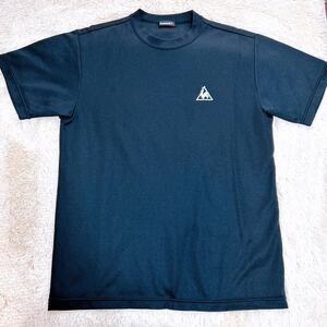 訳あり【吸水速乾】le coqsportif Tシャツ S 黒 ルコックスポルティフ 運動 フットサル