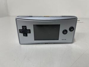 任天堂 Nintendo ゲームボーイミクロ GAMEBOY micro OXY-001 動作未確認 ジャンク品 シルバー色