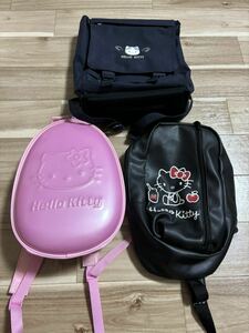 hellokitty ハローキティ キティ　サンリオ　リュック ショルダーバッグ ボディバッグ 3点セット