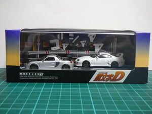 モデラーズ 1/64 頭文字D セットVol.5 小柏カイ MR-S & 皆川英雄 スープラ (JZA80)