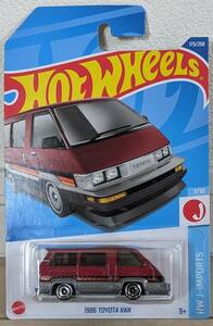 【2代目タウンエース】Hot Wheels 1986 TOYOTA VAN ／ ホットウィール 1986 トヨタ・バン【ファーストカラー】