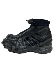 salomon◆ハイカットスニーカー/25cm/BLK/417603/スノークロス