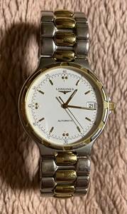 〜1円スタート〜 動作品 ロンジン LONGINES コンクエスト 自動巻き MENS メンズ腕時計　裏蓋スケルトン