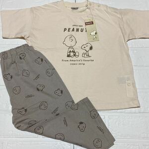 スヌーピ　半袖パジャマ セットアップ　100 半袖Tシャツ