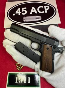 2024年　コルトガバメント　Colt M1911 A1 High Precision 1/2scale Mini Model ★Handmade Wooden Grip (Limited Edition【限定品】　黒