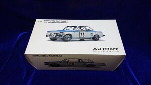 1/18 Autoart オートアート BMW 2002 TAP PORTUGAL RALLY 1972 Winner WARMBOLD / DAVENPORT #76 87247 ポルトガルラリー 