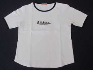 L2240【CASTELBAJAC/カステルバジャック】半袖/カットソー/Tシャツ/ベージュ系/サイズ1/トップス/USED