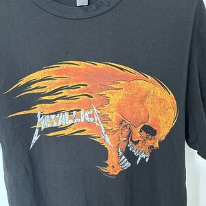 【DIVIDED H&M】 METALLICA Tシャツ size.L〜 XL ? メタリカ バンドT ダメージ加工 バンドTシャツ 美used 大き目