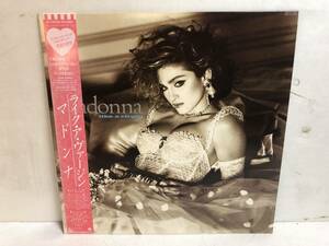 40328S 美盤 帯付12inch LP★マドンナ/MADONNA/LIKE A VIRGIN★P-13033