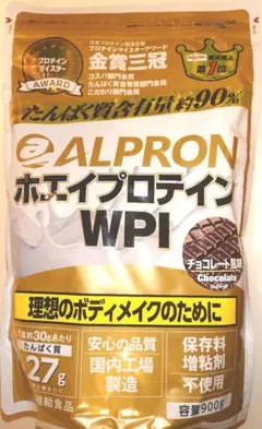 ALPRON ホエイプロテイン WPI 900g チョコレート