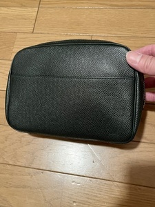 美品 ルイヴィトン LOUIS VUITTON タイガ M30304 セカンドバッグ アクセサリー ポーチ グリーン エピセア 鞄 バッグ オールド モノグラム