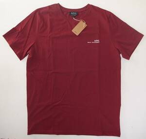 APC　item Tシャツ sizeL dark red 21AW