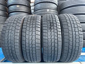 森商会 冬No. F62佐賀発 送料無料! 4本set 195/65R15 91Q STUDLESS 2022 MAXX DUNLOP WM02 7mm