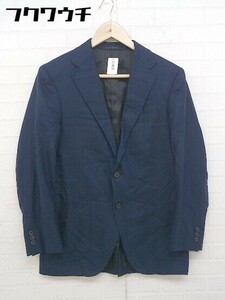 ◇ green label relaxing UNITED ARROWS シングル 2B 長袖 テーラードジャケット ネイビー メンズ