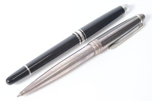 【2点】MONTBLANC モンブラン ツイスト式 ボールペン シャープペン 文具 文房具 筆記用具 5345-AM